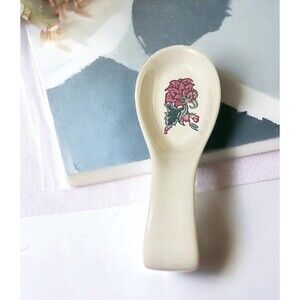 Spoon Rest by Preferred Stock Ceramic Kitchen Paisley French Flower Spoon Rest